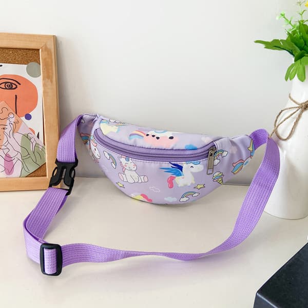 Barne Crossbody Veske, Søt Ponni - Lilla
