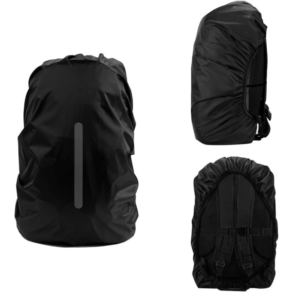 Black + Black - Regnskydd Regnskydd för ryggsäck med justerbar