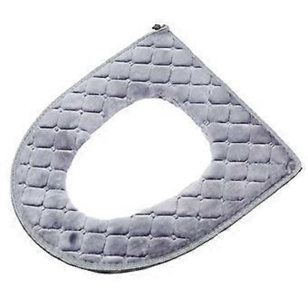 1 st Smidig Förtjockad Toalettsitsöverdrag Allmänt Toalettsitsöverdrag Grey