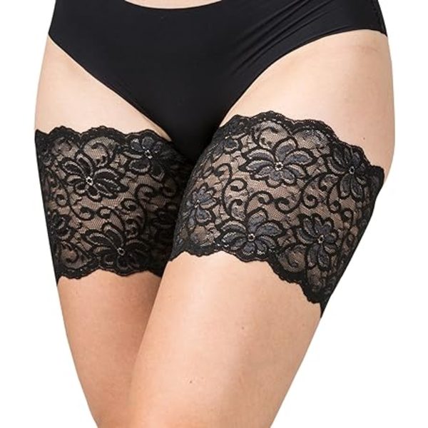 Lårbånd (C:52-60cm) anti-slid elastisk til ham og hende -