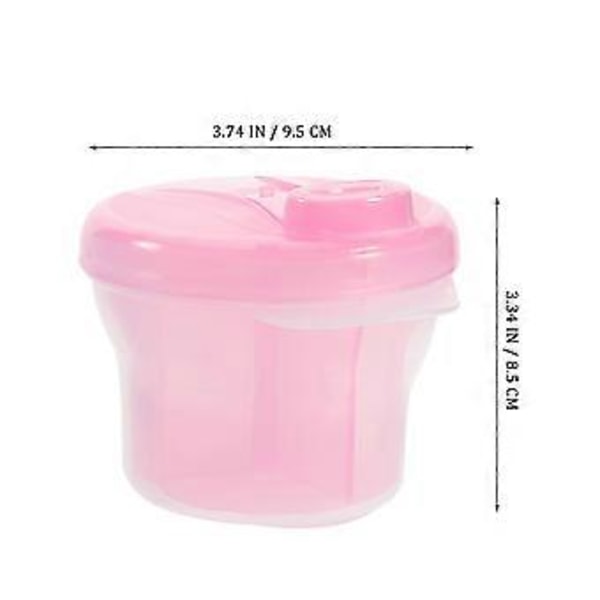 3 stk. Babyflasker Matbeholder for babyer Formeldispenser Reisebeholder for snacks Reisebeholder for formel