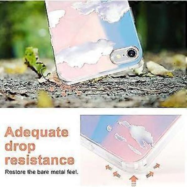 til iPhone SE Cover 2022 (3. generation) & iPhone SE Cover 2020 & iPhone 8/7 Cover Klart Design Sød, Robust Cover i Militærkvalitet med Moderigtigt til Kvinder Gi