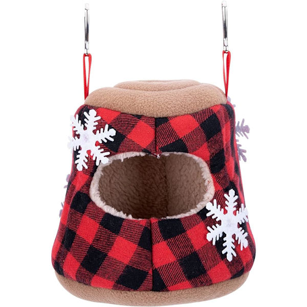 2 Pakker Vintervarmt Fuglerede, Fugl Snuggle Cave Shed Hut Hængende