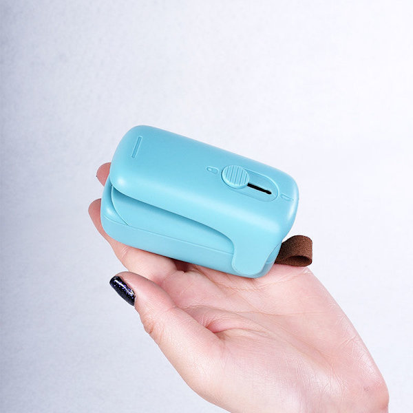 Mini Chip Bag Sealer, Håndholdt Vakuumforsegler og Kutter, Po