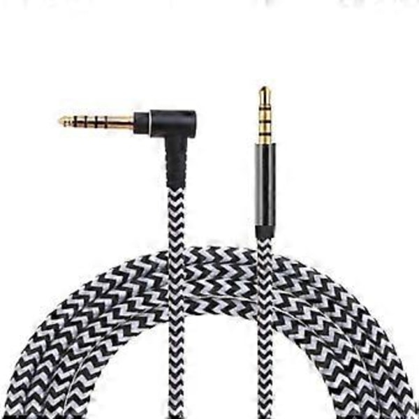 Fleksibelt nylonkabel til 1000XM4 100AAP 100ABN øretelefonledning Klar lyd 3,5 mm 4,4 mm Balance Head Headsets Cord