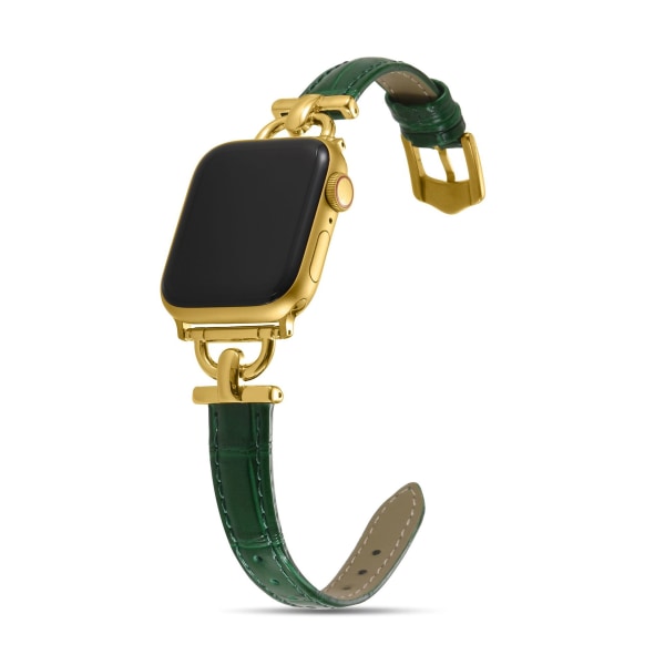 Vihreä kultainen solki, yhteensopiva Apple Watch 38 mm rannekkeen kanssa 4