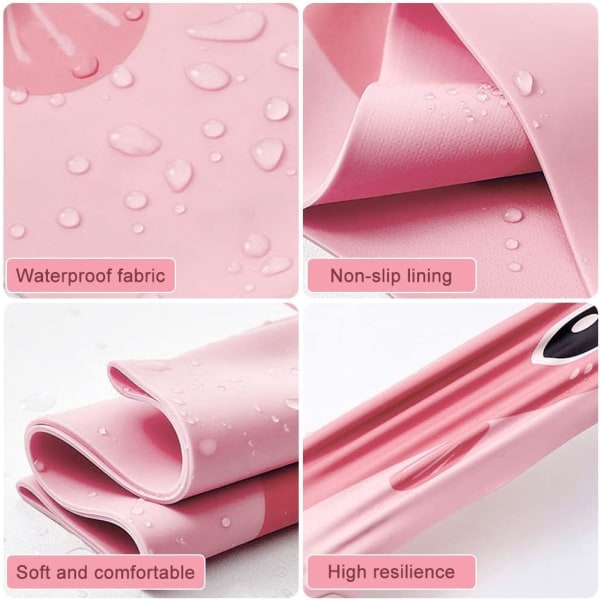 Rosa badehette for menn, badehette for barn, badehette for gutter, badehette for barn