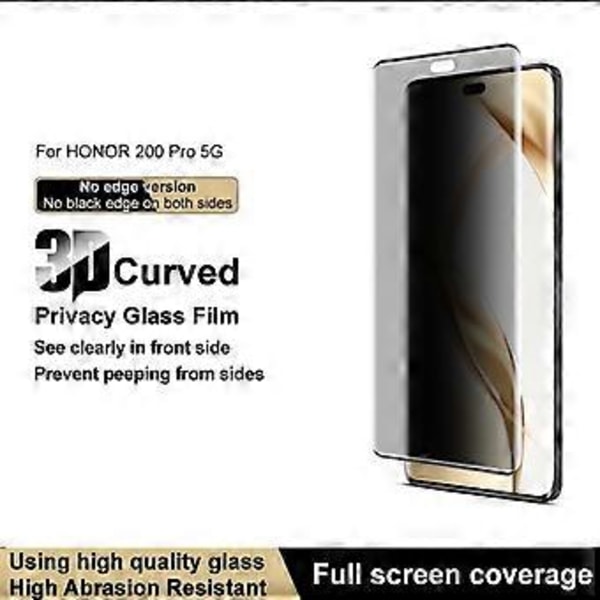 Puhelimen karkaistu lasi näytönsuojat Honor 200 Pro 5G:lle