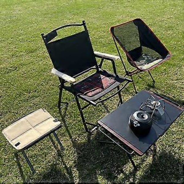 Slitstark Campingsittdyna Lätt att Bära Sittdyna Ryggsäck Rese Sittunderlag för Enkel Portabilitet Black Red