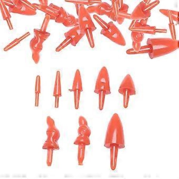 Snømannneser, Jule Snømann Lagetilbehør DIY Håndverksutstyr Julenisse Dukker Assorterte Sikkerhetsneser Julepynt 220PCS