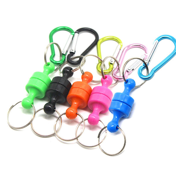 5 st Magnetiska Nätutlösningshållare Clip Hook för Flugfiskemägneter