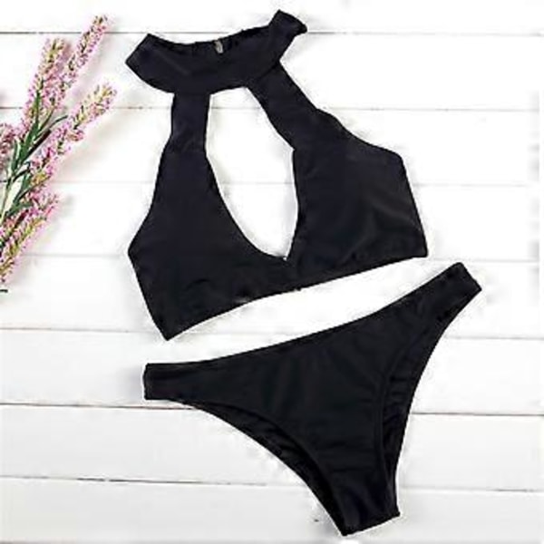 Plus-kokoinen bikinisetti Uimapuku Naisten Yksivärinen Uima-asu Seksikäs Uimapuku, L/sopii M/S/XL M M