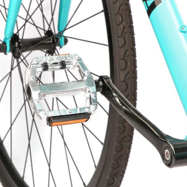 1 par aluminiumlegeringscykelpedaler med reflektor f