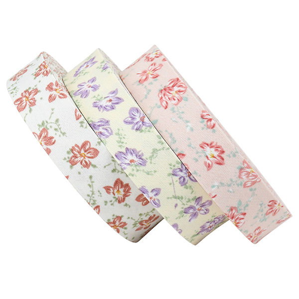 Tredelt pakke, 5M Burlap Blomster Bomuldsbånd Burlap Rustik W