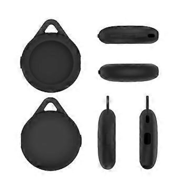 Mjukt plastfodral för Poke GO Plus, skyddande silikonskal, anti-repskydd, svart Black