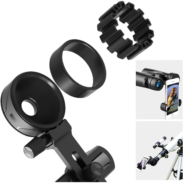 Universal bærbar smartphone-adapter til digiscoping-adapter til Spo