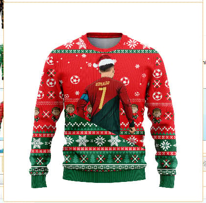 Julesweatshirt med rund hals, Pullover, 3D-printet vinterlangærmet sweatshirt - EL3637 - Størrelse 5XL 5XL