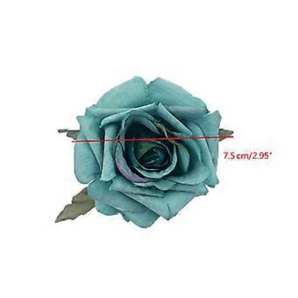 Blommig Hårklämma Dam Ros Hårklämma Blomma Hårspännen Brud Broschnål Ros Broschnål Blomma Broschnål Blomma Hårnål