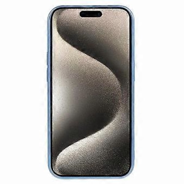 För iPhone 15 Pro TPU Skal Kompatibelt med MagSafe Gummibelagt Mobilskal med Linsskydd Style D
