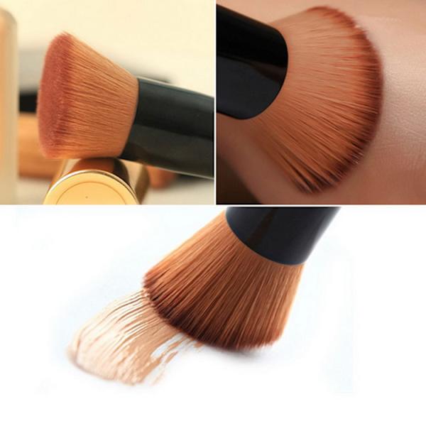 2 stk. bærbar professionel nyttig løs pudderbørste blusher børste