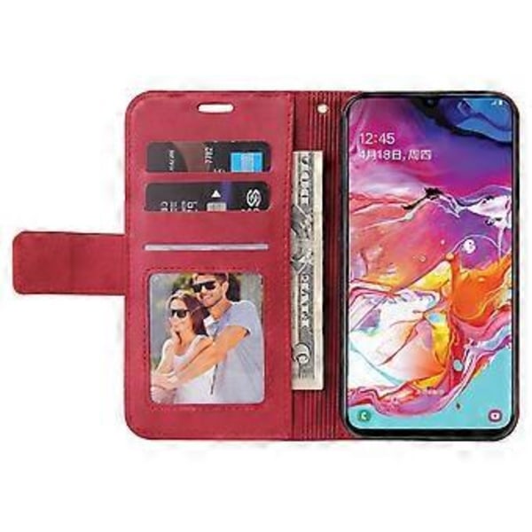Läderfodral för Huawei P20 Pro Red