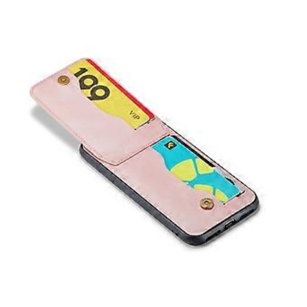 Crazy Horse PU -kotelo iPhone XR:lle Pink