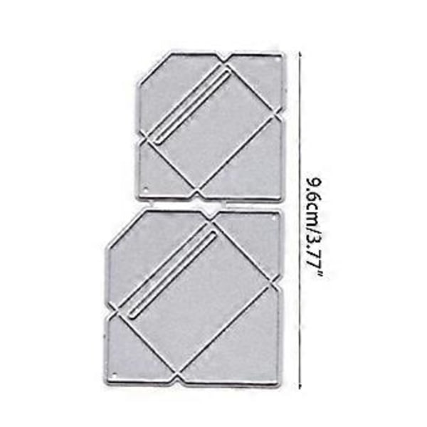 Kuvert Metall Skärande Dies Handgjorda Hantverk DIY Scrapbooking Präglingsmaterial för Barn Flicka