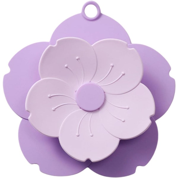1 stk. Farve: Pink Lilla [Opgradering] Afløb - Blomsterformet Badekar St