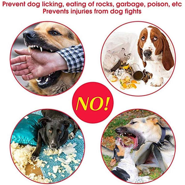 Hundemundkurv Justerbar Nylon Hundemundkurv, Justerbar Åndbar Mundkurv