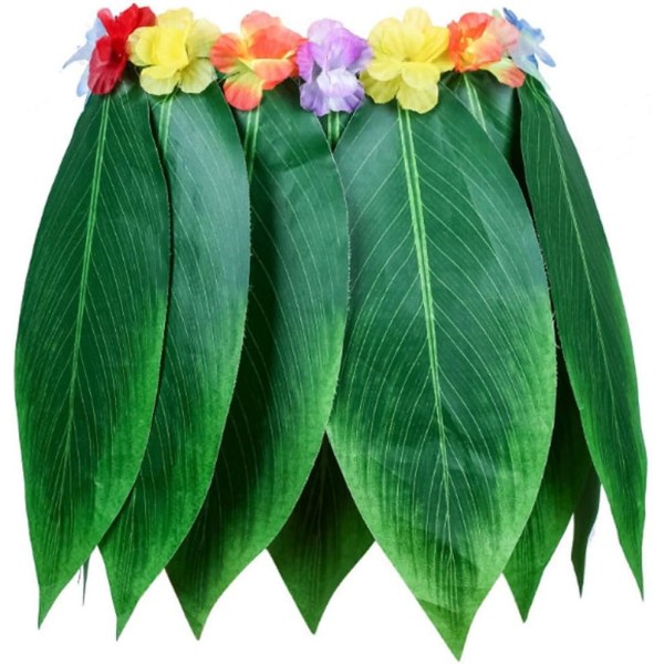 Pojkar Flickor Hawaiian Flowers Leaf Grass Kjolar Garland kostym Set