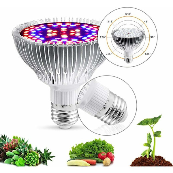 Horticultural LED Lampe, Plantevækstlampe, Fuld Spektrum LED Plantelampe