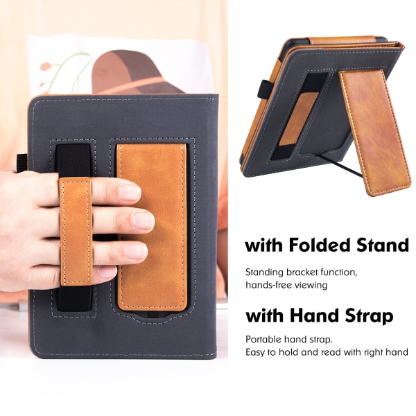 Foldbar etui for Kindle 11. generasjon 2021 - Slitesterkt deksel med