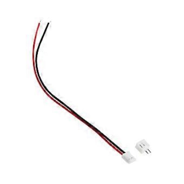 50 Set Mini Micro JST 2.0 PH 2-Pin Kontaktplugg Med Kablar 15cm/5.9in Vit
