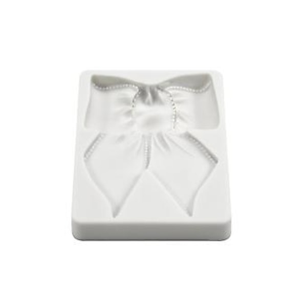 Sløjfeformede DIY silikonechokoladeforme, geléforme, fondantforme, slikforme, perfekte gaver til gør-det-selv-bageentusiaster