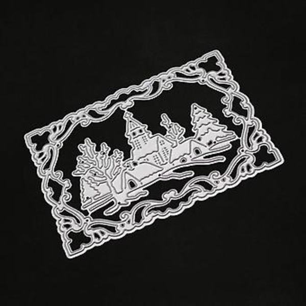 Kreativ Papirindretning, DIY Scrapbooking Dies Jul Metal Skærestencils Til Kortfremstilling, Håndværk Prægeværktøjer Til Hjemmelavede Gaver Til