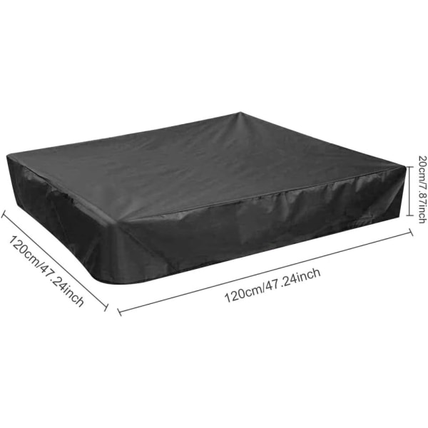 Sandkasse Dæksel 120cm*120cm Vandafvisende Sandkasse Dæksel Oxford Klud