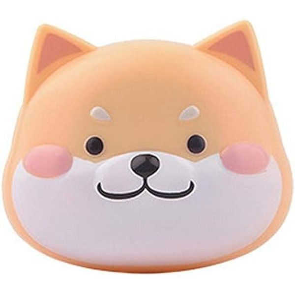 1 kpl Suloinen sarjakuva piilolinssikotelo, Shiba Inu piilolinssien säilytyslaatikko