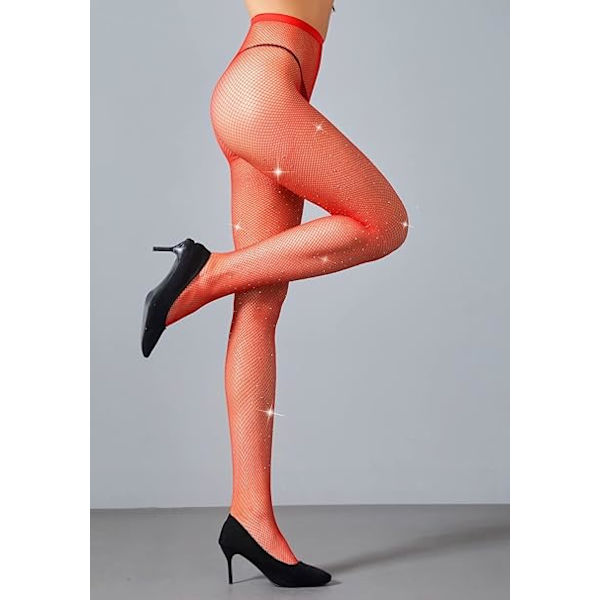 Rouge 1-pack dam Mesh låga strumpor halvtights storlek