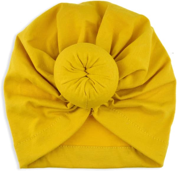 5 st babyturbaner nyfödda mössor rosetter söta elastiska