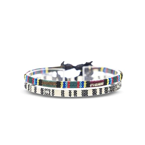 2x Surfer armband set för män och kvinnor - boho hippie - accesso