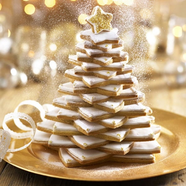 Christmas Cookie Cutter C - rostfritt stål 6-delat set, Christma