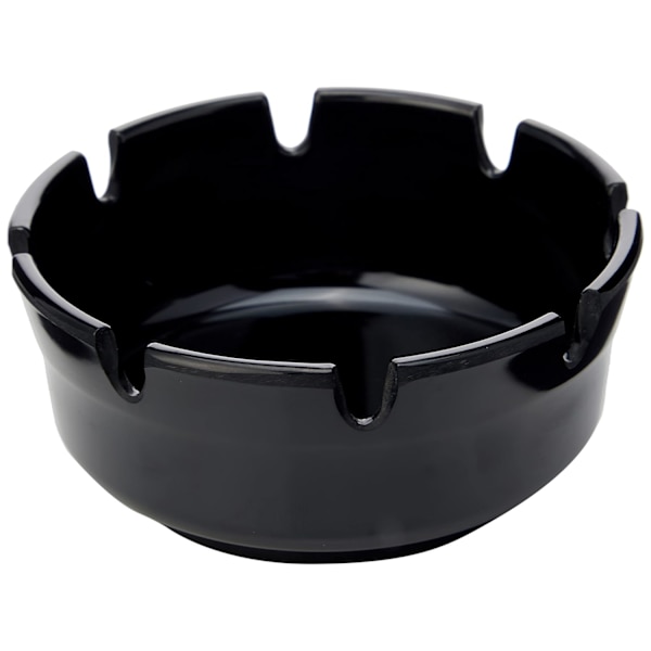 Askopp Kvadrat - Rund Plast - Svart, 10 * 4.5CM