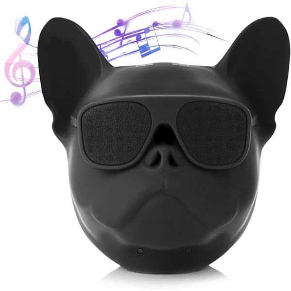 Kreativ hundformet høyttaler, bærbar hundformet stereolydmusikk