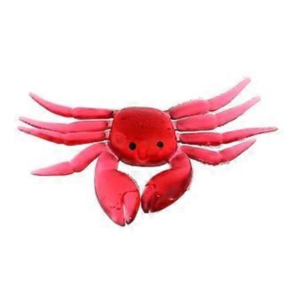 5x Fiskeutrustning Mjukt Bete 3D Simulering Saltvatten Konstgjord Glidande Aktion (Röd) Red