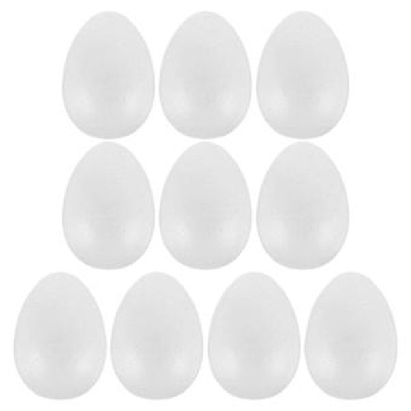 10 stk. Falske Skumegg Små Kunstige Egg Dekorative Simulerings-egg Påske Falske Egg Dekorasjoner