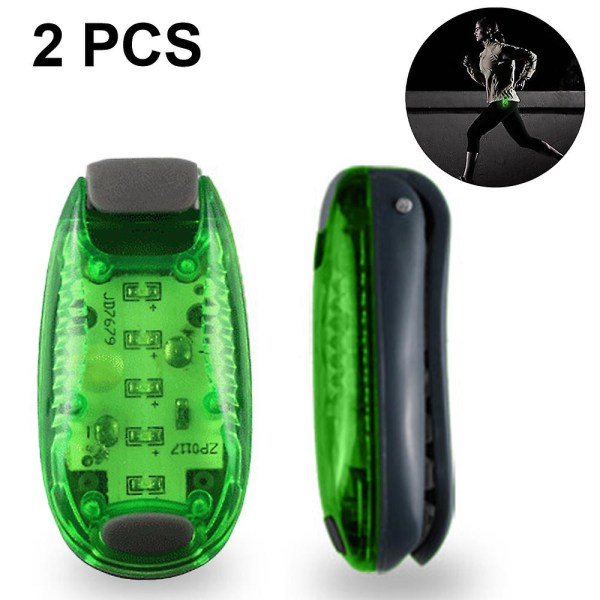 2 stk. USB LED Sikkerhetslys - Sterkt Sykkelbaklys Fungerer Brilli
