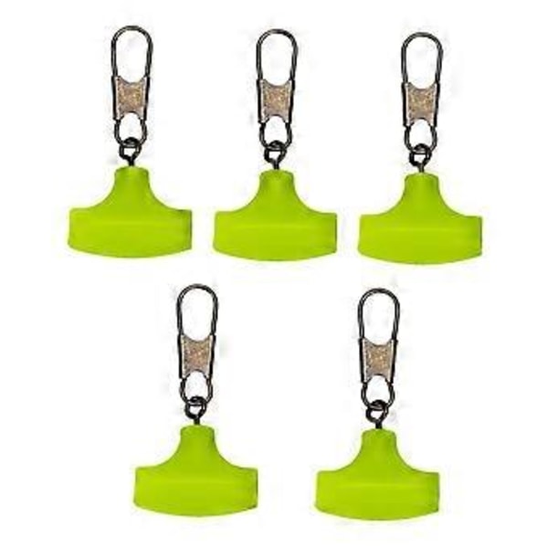 5 høystyrke søkkesklier, surfestang motvekt søkkekoblinger, fiskebøtte roterende snap-on fiskeutstyr (3cmx1.5cmx0.6cm) 3cmx1.5cmx0.6cm
