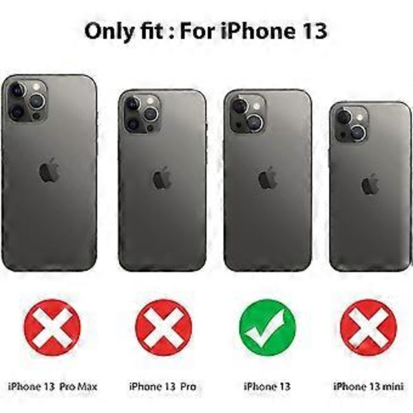 Yhteensopiva iPhone 13 -koteloiden (2021) 6,1 tuuman laserglitter-sateenkaarisyydänkotelon kanssa, söpö kuvio suunniteltu iPhone 13 -kotelon tytöille ja naisille