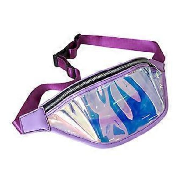 Midjeväska, Bärbar Löparbälte Väskor, Män Kvinnor Plånbok Casual Midjeväska Bröstväska Tote för Bergsklättring Utomhus Simning, Violett Violet