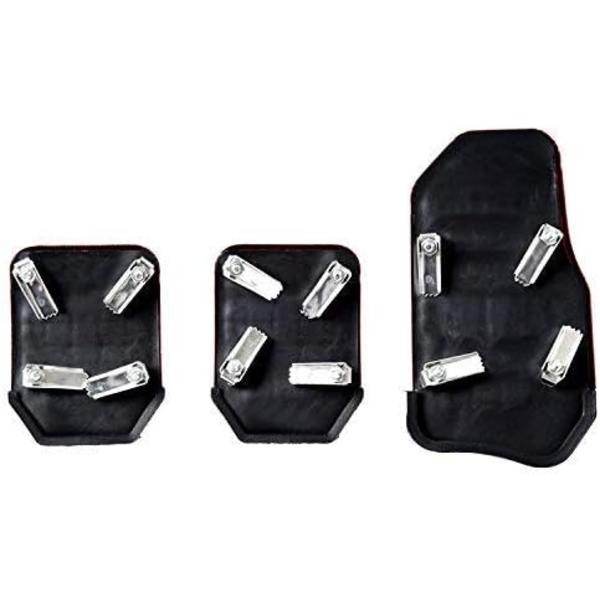 3 stk sklisikre bilpedalputer Auto Sports Gass Drivstoff Clutch B